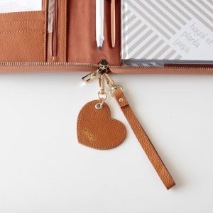 Kalp Anahtarlık – Caramel