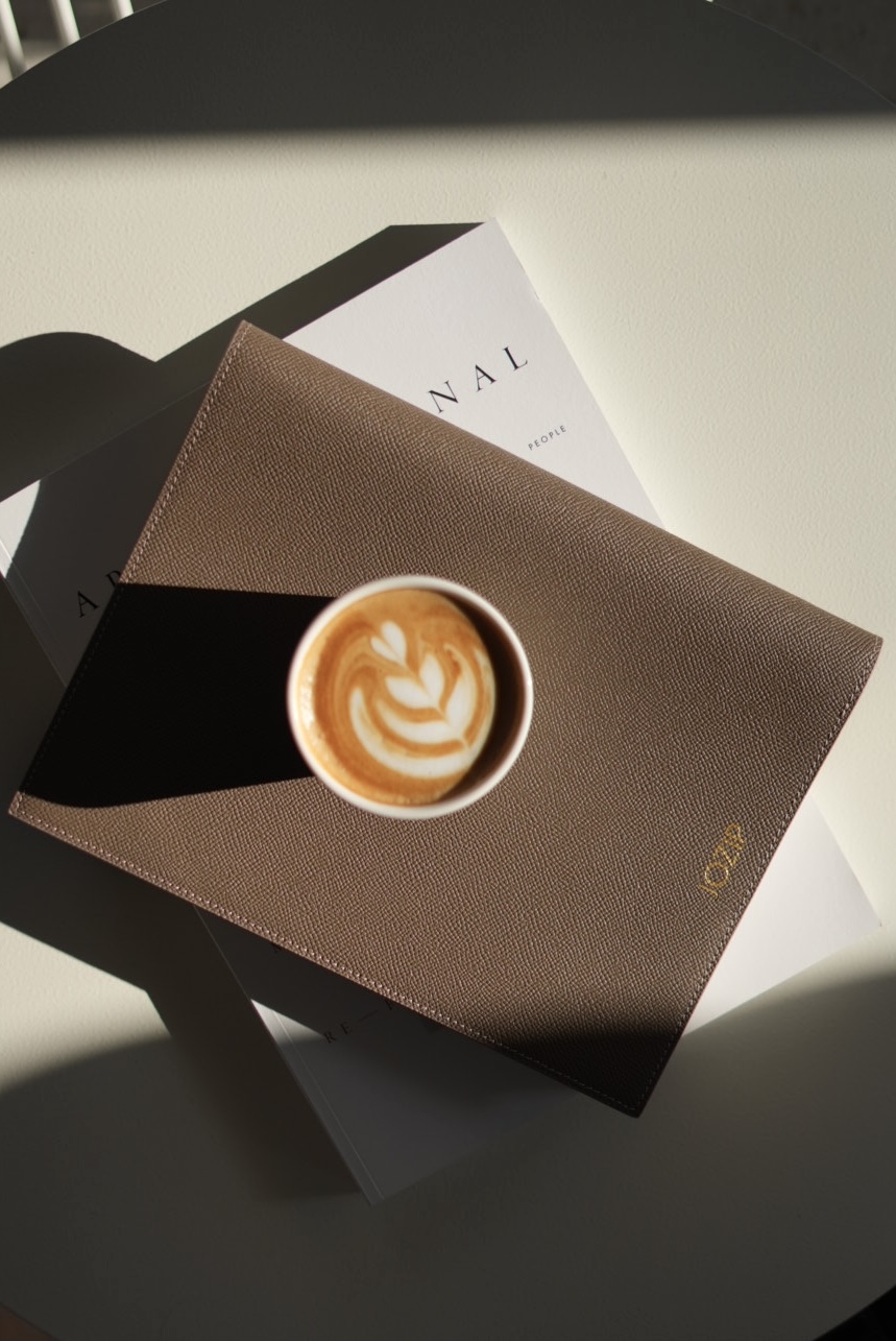 2025 Tarihli, Günlük Deri Ajanda A4, Cocha Mocha