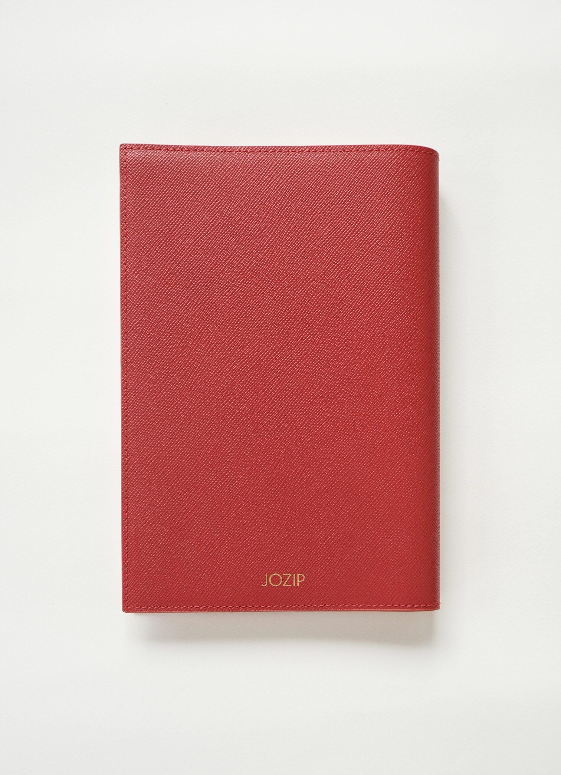 2026 Tarihli, Haftalık Deri Ajanda, A5, Scarlet Red